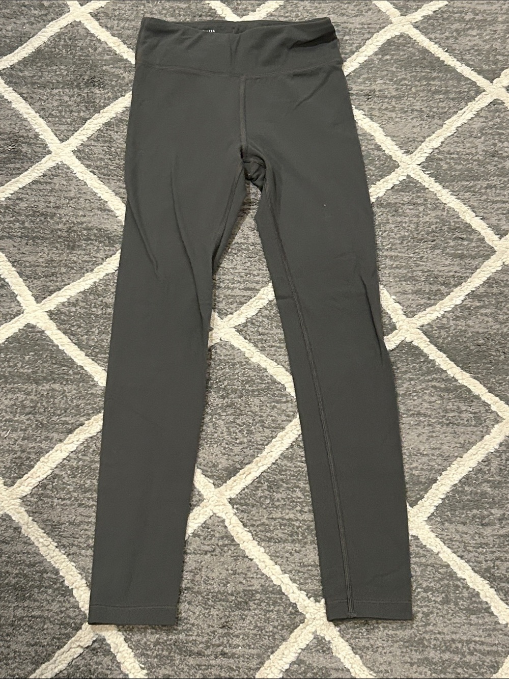 Athleta Kids Grey Active Leggings with Side Pockets